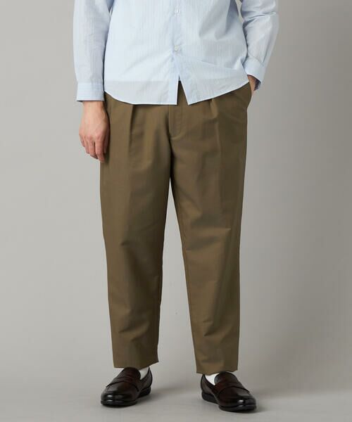 COMME CA MEN / コムサ・メン チノ・ワークパンツ | タックテーパード チノパンツ | 詳細17