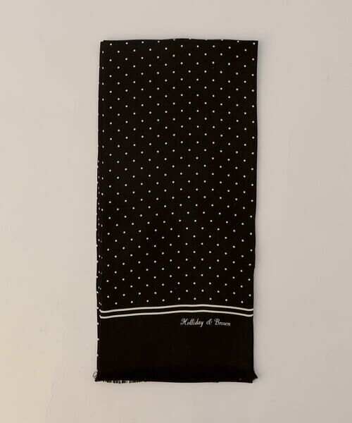 COMME CA MEN / コムサ・メン マフラー・ショール・スヌード・ストール | Holliday＆Brown ストール（ブラック）