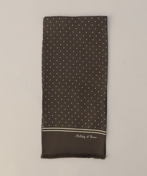 COMME CA MEN / コムサ・メン マフラー・ショール・スヌード・ストール | Holliday＆Brown ストール（ブラウン）