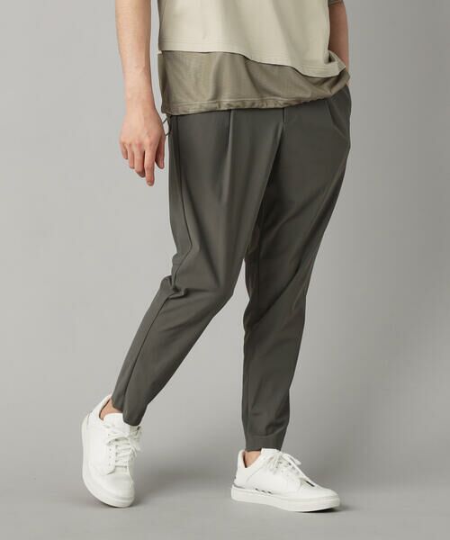 COMME CA MEN / コムサ・メン その他パンツ | メリル 撥水タックパンツ | 詳細4