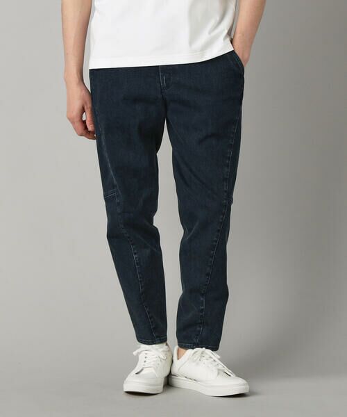 COMME CA MEN / コムサ・メン デニムパンツ | ストレッチ デニムパンツ（ブルー）