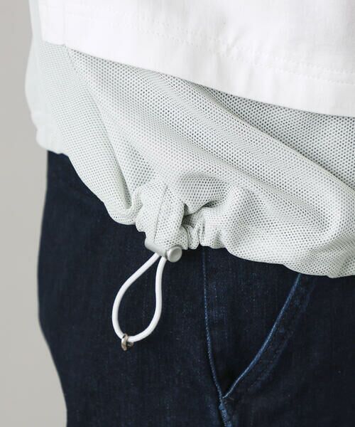 COMME CA MEN / コムサ・メン パーカー | 裾メッシュ切替 フーディー | 詳細13