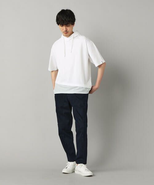 COMME CA MEN / コムサ・メン パーカー | 裾メッシュ切替 フーディー | 詳細2