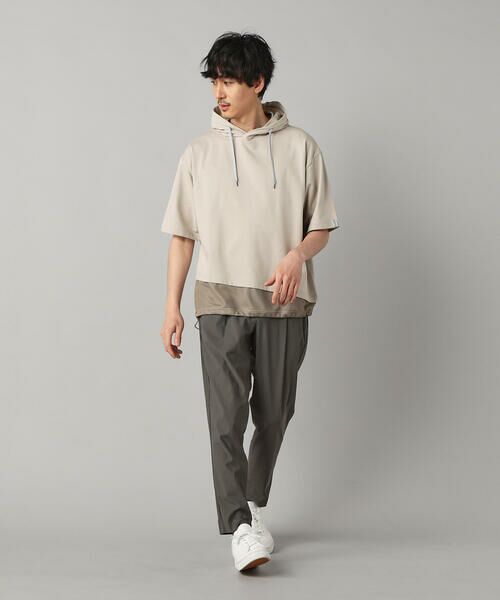 COMME CA MEN / コムサ・メン パーカー | 裾メッシュ切替 フーディー | 詳細15