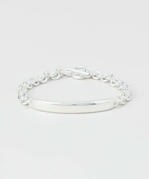 COMME CA MEN / コムサ・メン ブレスレット・バングル | オニキス ブレスレット（27:シルバー）