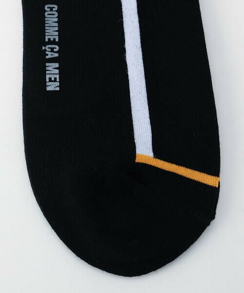 COMME CA MEN / コムサ・メン ソックス | ライン柄 クルーソックス | 詳細5