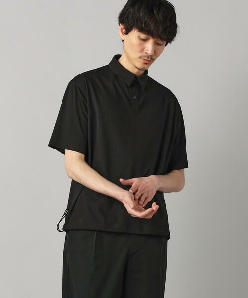 COMME CA MEN / コムサ・メン ポロシャツ | 【COMME CA MEN BLACK】ドライテック 半袖Tシャツ | 詳細3