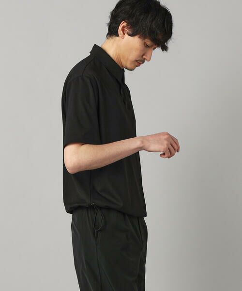 COMME CA MEN / コムサ・メン ポロシャツ | 【COMME CA MEN BLACK】ドライテック 半袖Tシャツ | 詳細5