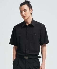 COMME CA MEN / コムサ・メン シャツ・ブラウス | 【COMME CA MEN BLACK】〔TEXBRID 〕半袖シャツ