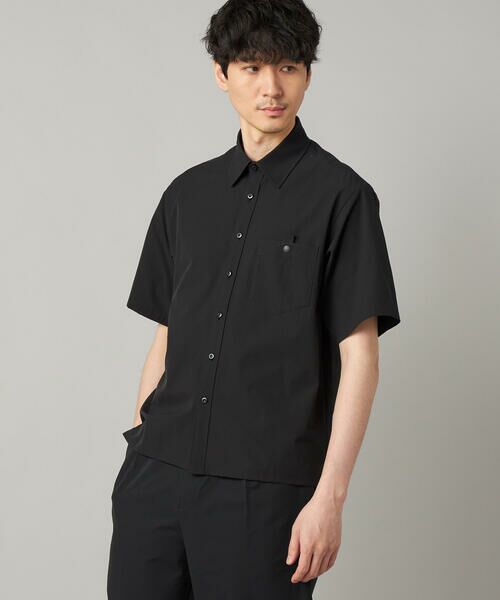 COMME CA MEN / コムサ・メン シャツ・ブラウス | 【COMME CA MEN BLACK】〔TEXBRID 〕半袖シャツ | 詳細10