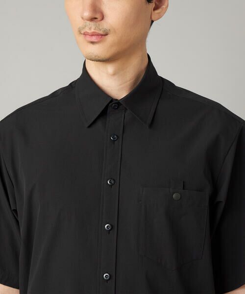 COMME CA MEN / コムサ・メン シャツ・ブラウス | 【COMME CA MEN BLACK】〔TEXBRID 〕半袖シャツ | 詳細13