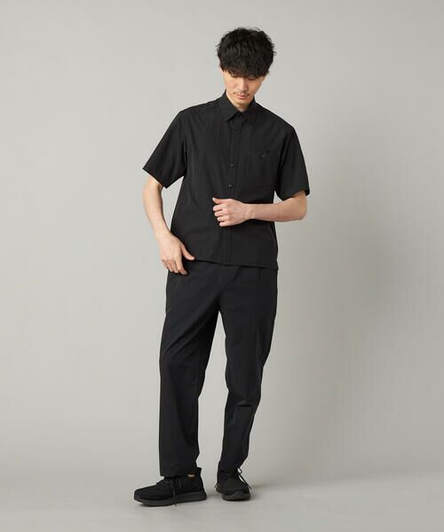 COMME CA MEN / コムサ・メン シャツ・ブラウス | 【COMME CA MEN BLACK】〔TEXBRID 〕半袖シャツ | 詳細6