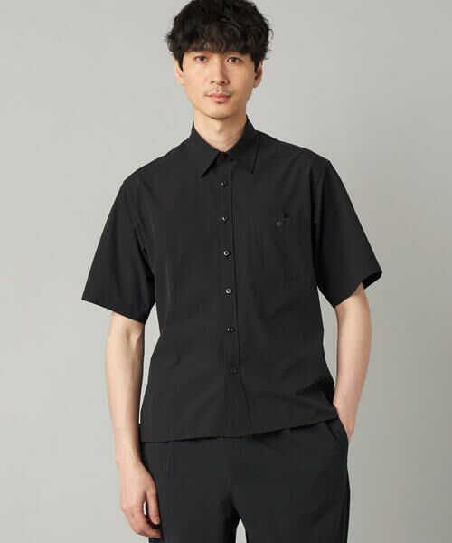 COMME CA MEN / コムサ・メン シャツ・ブラウス | 【COMME CA MEN BLACK】〔TEXBRID 〕半袖シャツ | 詳細7