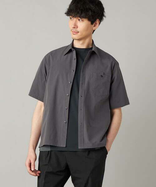 COMME CA MEN / コムサ・メン シャツ・ブラウス | 【COMME CA MEN BLACK】〔TEXBRID 〕半袖シャツ | 詳細24