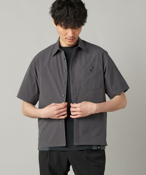 COMME CA MEN / コムサ・メン シャツ・ブラウス | 【COMME CA MEN BLACK】〔TEXBRID 〕半袖シャツ | 詳細26