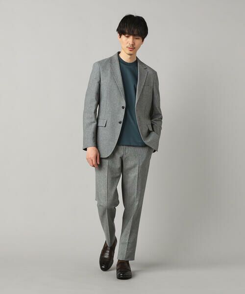 COMME CA MEN / コムサ・メン テーラードジャケット | 【セットアップ対応】杢カラミ織ドビー  シングルテーラードジャケット | 詳細1