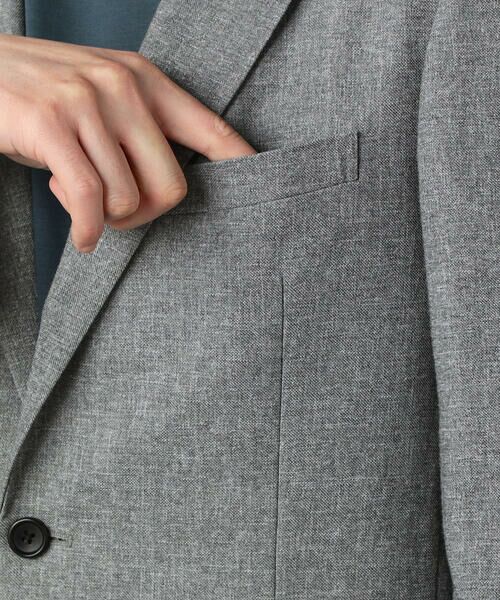 COMME CA MEN / コムサ・メン テーラードジャケット | 【セットアップ対応】杢カラミ織ドビー  シングルテーラードジャケット | 詳細9
