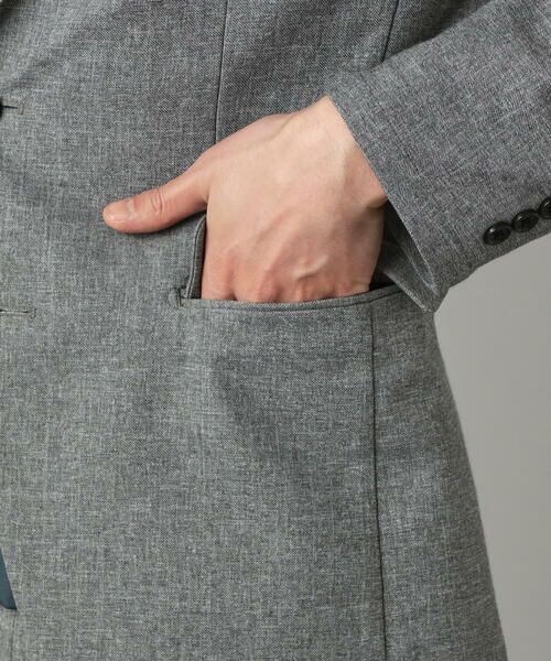 COMME CA MEN / コムサ・メン テーラードジャケット | 【セットアップ対応】杢カラミ織ドビー  シングルテーラードジャケット | 詳細11