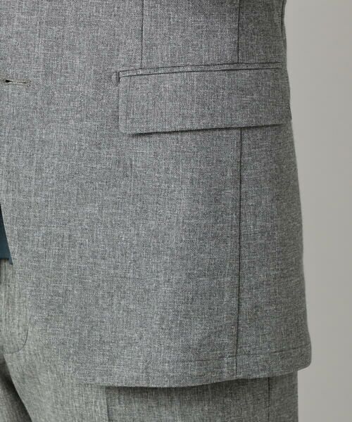 COMME CA MEN / コムサ・メン テーラードジャケット | 【セットアップ対応】杢カラミ織ドビー  シングルテーラードジャケット | 詳細12