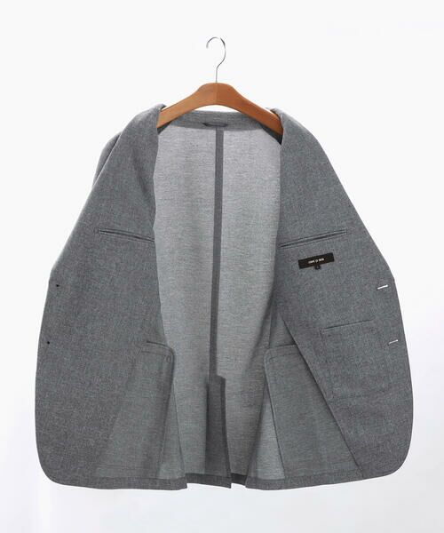 COMME CA MEN / コムサ・メン テーラードジャケット | 【セットアップ対応】杢カラミ織ドビー  シングルテーラードジャケット | 詳細14