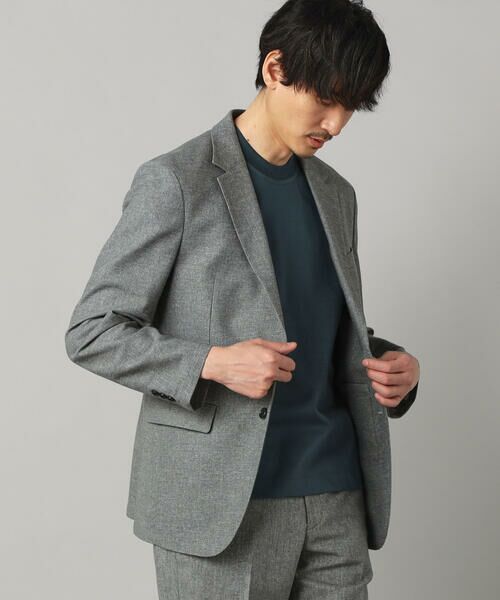 COMME CA MEN / コムサ・メン テーラードジャケット | 【セットアップ対応】杢カラミ織ドビー  シングルテーラードジャケット | 詳細4