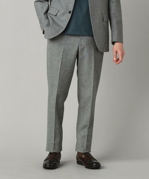 COMME CA MEN / コムサ・メン その他パンツ | 【セットアップ対応】杢カラミ織 ドビー テーパードパンツ | 詳細4