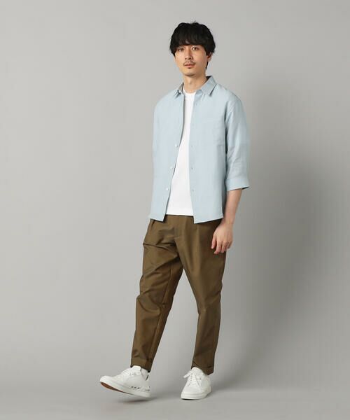 COMME CA MEN / コムサ・メン シャツ・ブラウス | 〔LIBECO 〕リネンブロード 7分袖レギュラーカラーシャツ | 詳細21