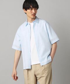 COMME CA MEN / コムサ・メン シャツ・ブラウス | コットンウエーブ 半袖レギュラーカラーシャツ