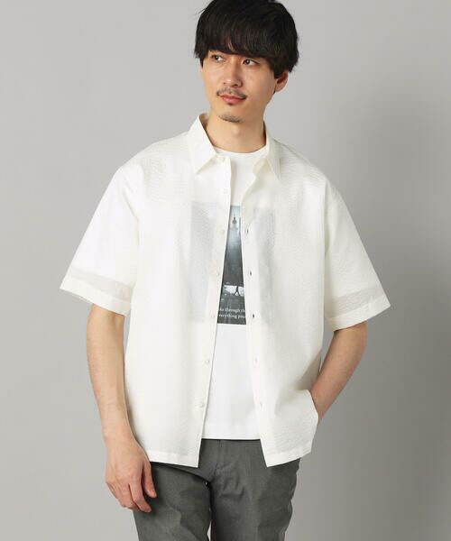 COMME CA MEN / コムサ・メン シャツ・ブラウス | コットンウエーブ 半袖レギュラーカラーシャツ | 詳細2