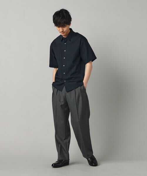 COMME CA MEN / コムサ・メン シャツ・ブラウス | コットンウエーブ 半袖レギュラーカラーシャツ | 詳細7