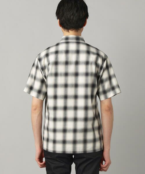 COMME CA MEN / コムサ・メン シャツ・ブラウス | オンブレチェック 半袖レギュラーカラーシャツ | 詳細8