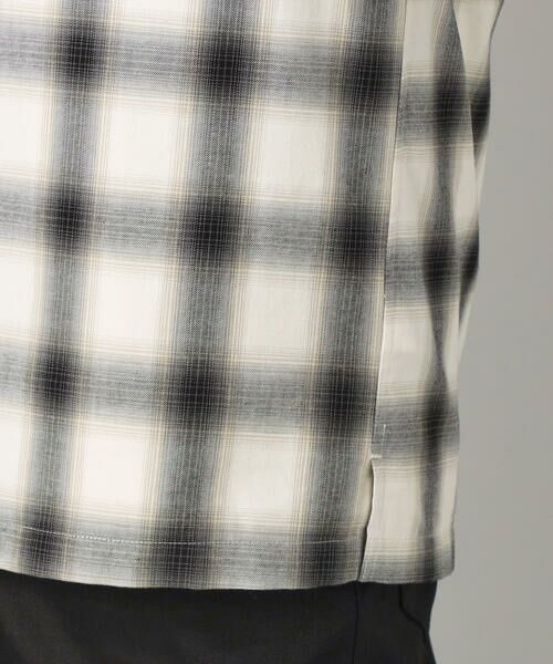 COMME CA MEN / コムサ・メン シャツ・ブラウス | オンブレチェック 半袖レギュラーカラーシャツ | 詳細11