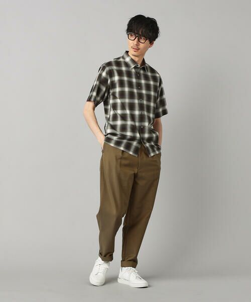 COMME CA MEN / コムサ・メン シャツ・ブラウス | オンブレチェック 半袖レギュラーカラーシャツ | 詳細16