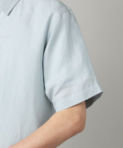 COMME CA MEN / コムサ・メン シャツ・ブラウス | 〔LIBECO 〕リネンブロード 半袖レギュラーカラーシャツ | 詳細9