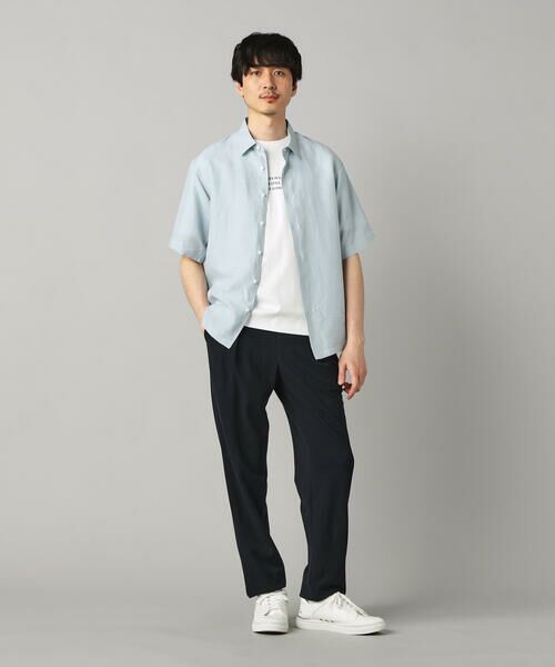 COMME CA MEN / コムサ・メン シャツ・ブラウス | 〔LIBECO 〕リネンブロード 半袖レギュラーカラーシャツ | 詳細2