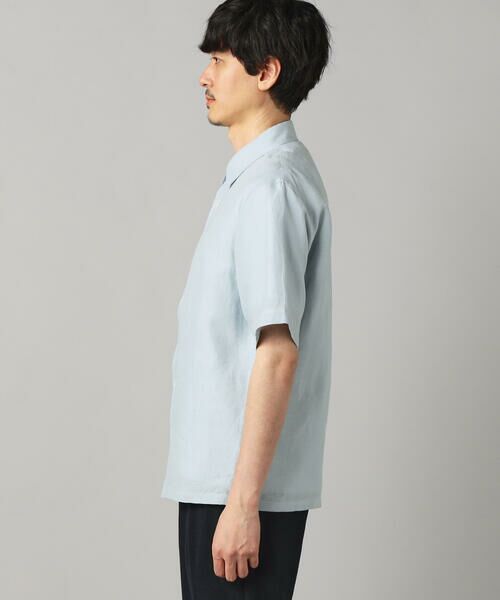 COMME CA MEN / コムサ・メン シャツ・ブラウス | 〔LIBECO 〕リネンブロード 半袖レギュラーカラーシャツ | 詳細6