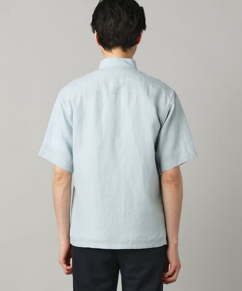 COMME CA MEN / コムサ・メン シャツ・ブラウス | 〔LIBECO 〕リネンブロード 半袖レギュラーカラーシャツ | 詳細7