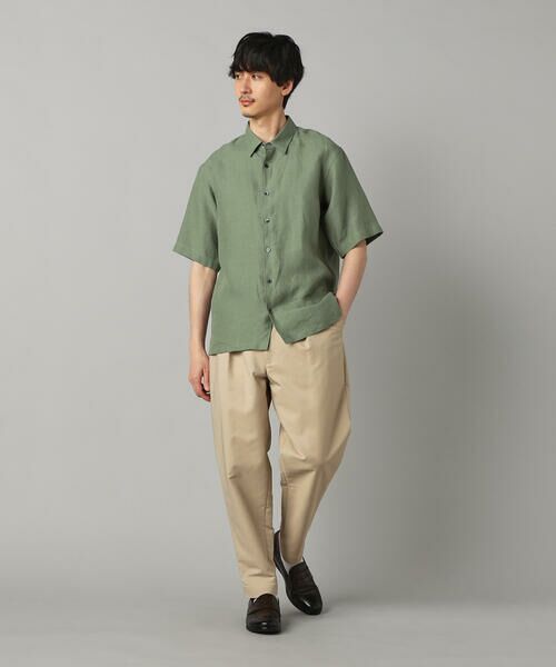 COMME CA MEN / コムサ・メン シャツ・ブラウス | 〔LIBECO 〕リネンブロード 半袖レギュラーカラーシャツ | 詳細14