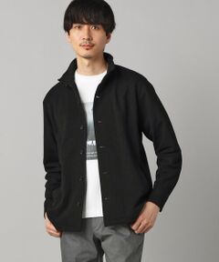 COMME CA MEN / コムサ・メン ブルゾン | 和紙カノコ スタンドカラーブルゾン