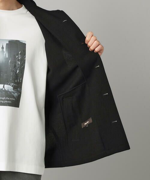 COMME CA MEN / コムサ・メン ブルゾン | 和紙カノコ スタンドカラーブルゾン | 詳細13