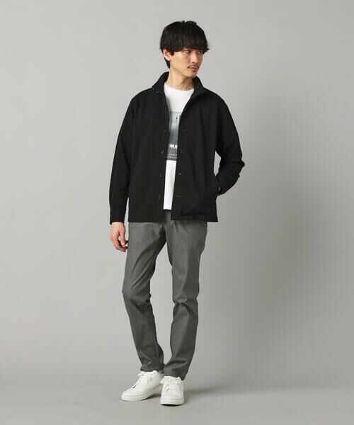COMME CA MEN / コムサ・メン ブルゾン | 和紙カノコ スタンドカラーブルゾン | 詳細3