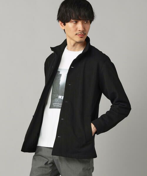 COMME CA MEN / コムサ・メン ブルゾン | 和紙カノコ スタンドカラーブルゾン | 詳細5