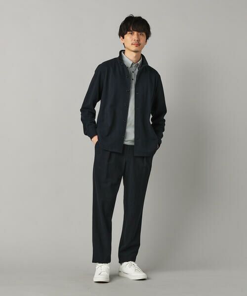 COMME CA MEN / コムサ・メン ブルゾン | 和紙カノコ スタンドカラーブルゾン | 詳細15