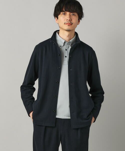 COMME CA MEN / コムサ・メン ブルゾン | 和紙カノコ スタンドカラーブルゾン | 詳細18