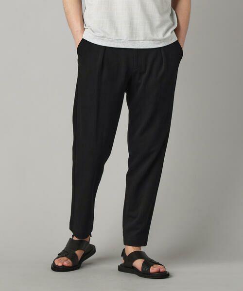 COMME CA MEN / コムサ・メン その他パンツ | 和紙カノコ インタックイージーパンツ（ブラック）