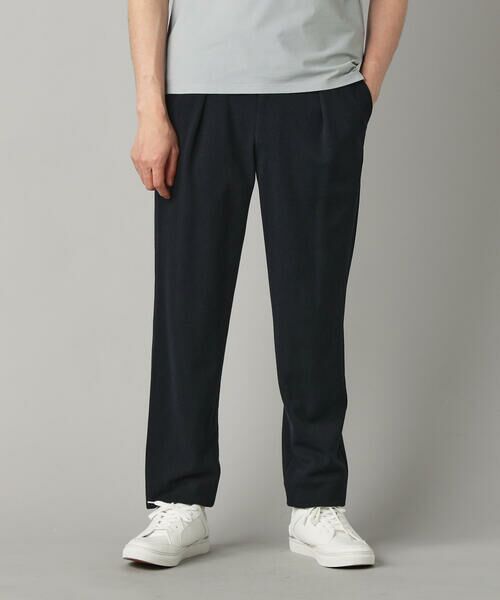 COMME CA MEN / コムサ・メン その他パンツ | 和紙カノコ インタックイージーパンツ（ネイビー）