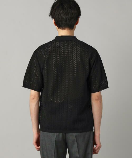 COMME CA MEN / コムサ・メン ニット・セーター | メッシュ半袖 ニットシャツ | 詳細6