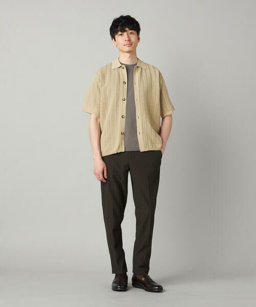 COMME CA MEN / コムサ・メン ニット・セーター | メッシュ半袖 ニットシャツ | 詳細12
