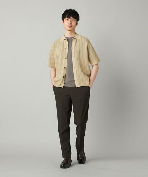 COMME CA MEN / コムサ・メン ニット・セーター | メッシュ半袖 ニットシャツ | 詳細13