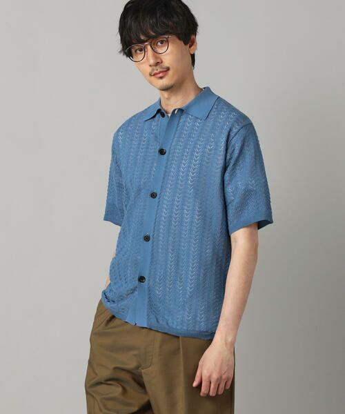 COMME CA MEN / コムサ・メン ニット・セーター | メッシュ半袖 ニットシャツ | 詳細20